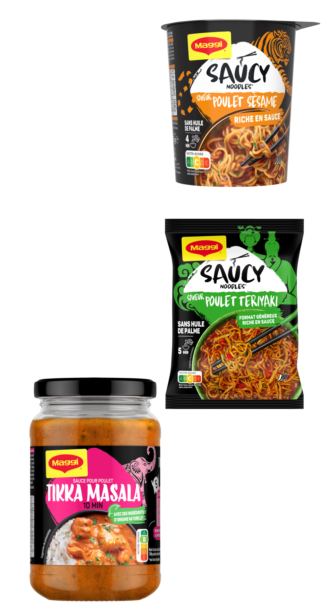 SUR LES PRODUITS PRÉSENTS EN MAGASIN DE LA GAMME "MAGGI ASIE"