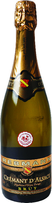 A.O.P(1) CRÉMANT D’ALSACE BRUT(2)(3) REBMANN