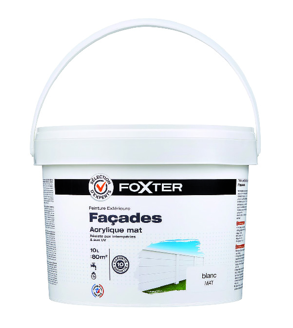 PEINTURE FAÇADES ACRYLIQUE 10 L