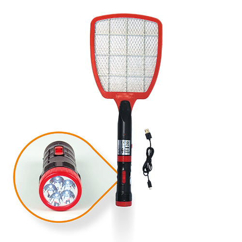 RAQUETTE ÉLECTRIQUE ANTI-INSECTES