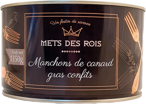 MANCHONS DE CANARD GRAS CONFITS