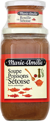 SOUPE DE POISSONS à la sétoise + ROUILLE à la sétoise