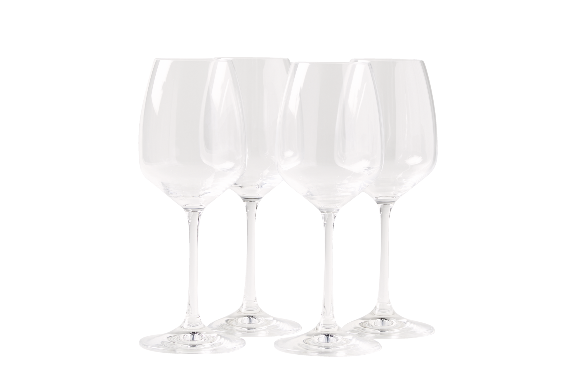 LOT DE 4 VERRES À PIED 34 CL GISELE