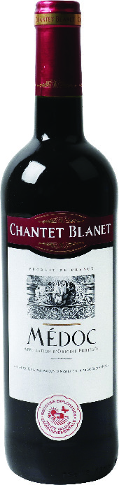 A.O.P(1) MÉDOC(2) CHANTET BLANET