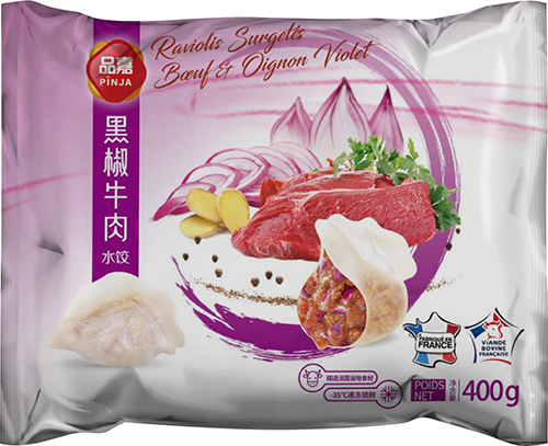 RAVIOLIS BŒUF ET OIGNON VIOLET SURGELÉS