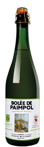 CIDRE BOUCHÉ ARTISANAL BIO BRUT "BOLÉE DE PAIMPOL"