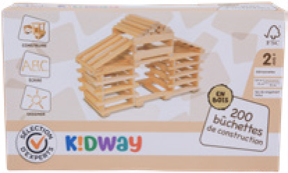 200 BÛCHETTES DE CONSTRUCTION