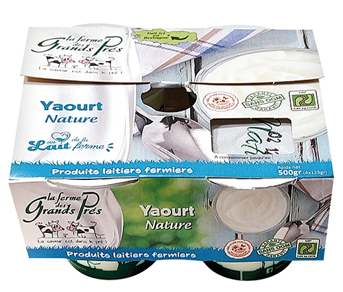 YAOURT FERMIER NATURE
