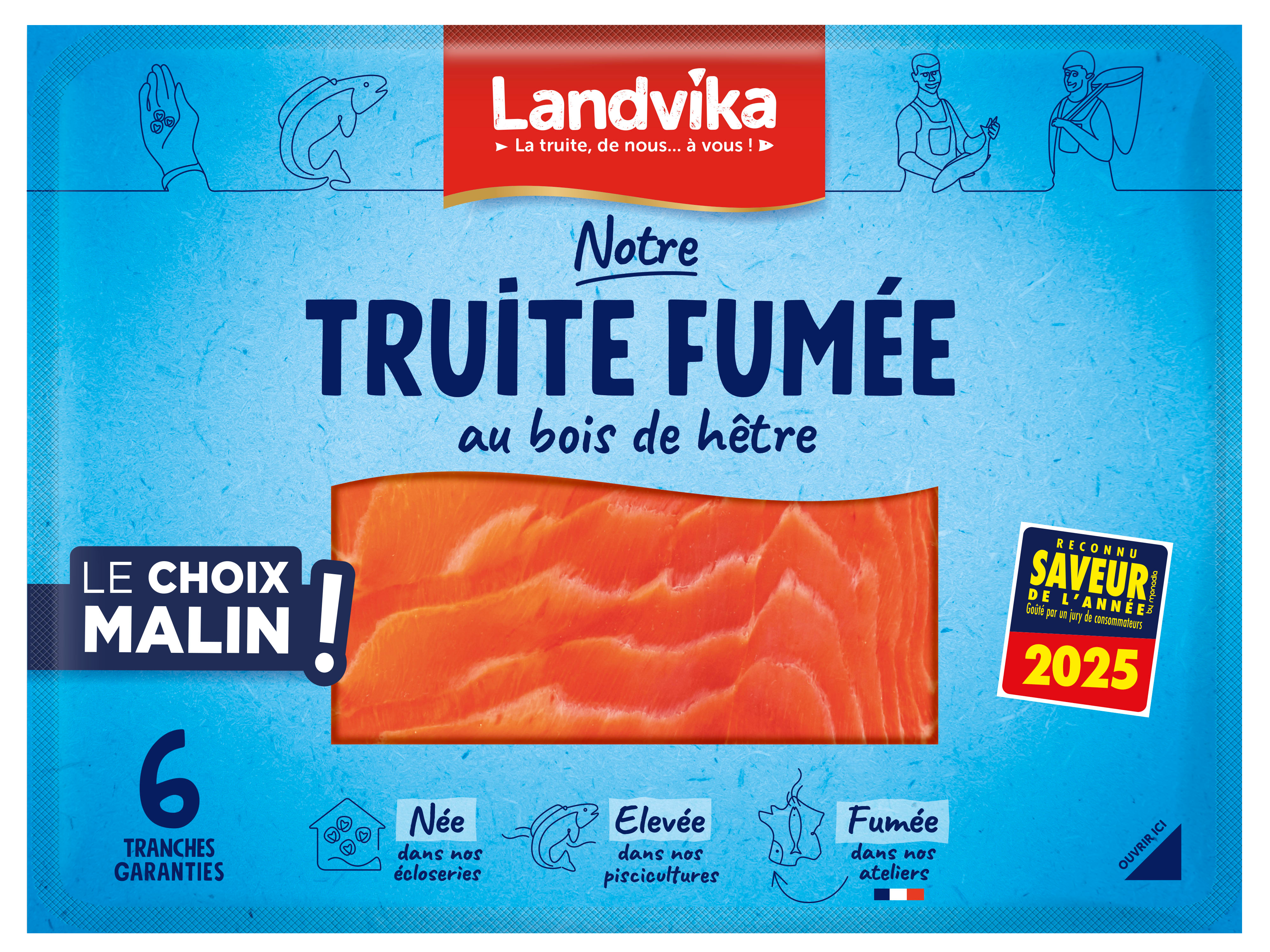 TRUITE FUMÉE AU BOIS DE HÊTRE