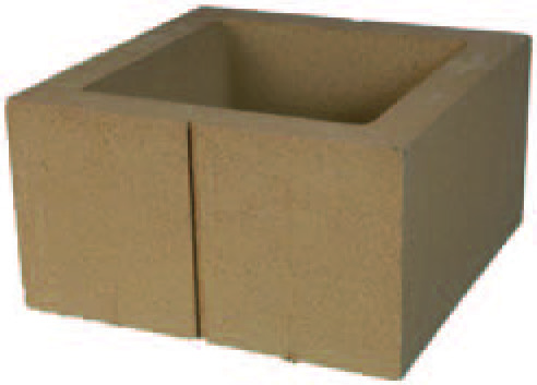 ÉLEMENT DE PILIER RAINURÉ