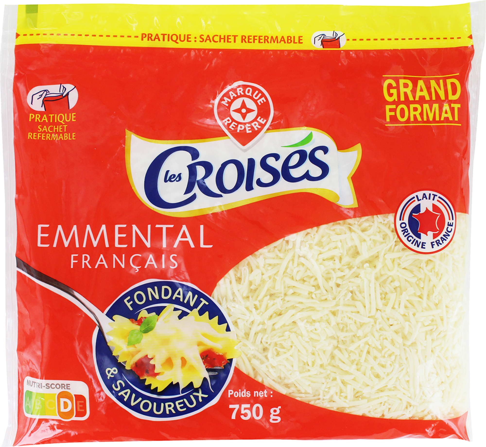 EMMENTAL FRANÇAIS RÂPÉ 29% MAT. GR.