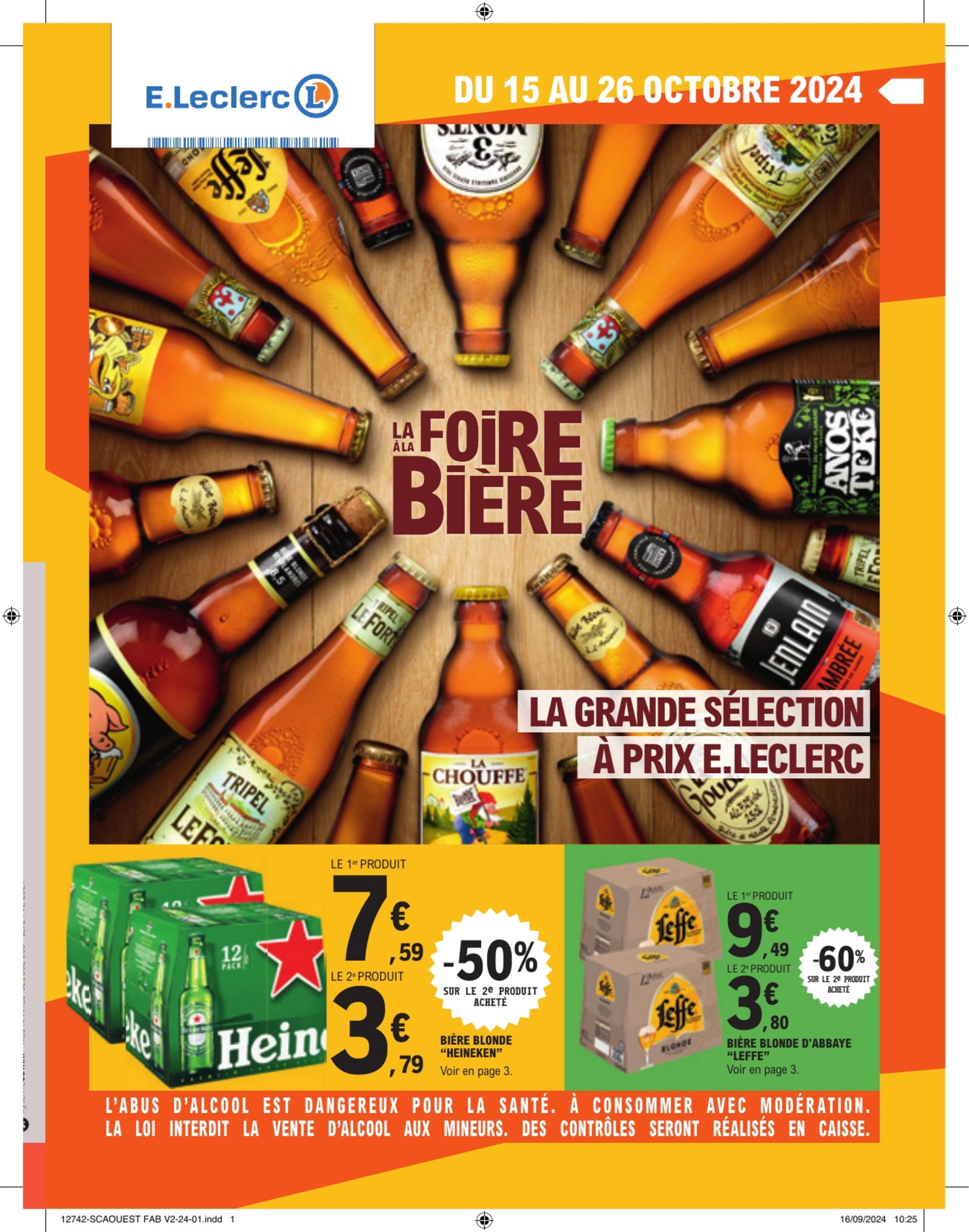 image du catalogue Foire à la bière - du 15 au 26/10/2024