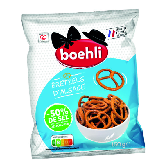 SACHET BRETZELS -50% DE SEL