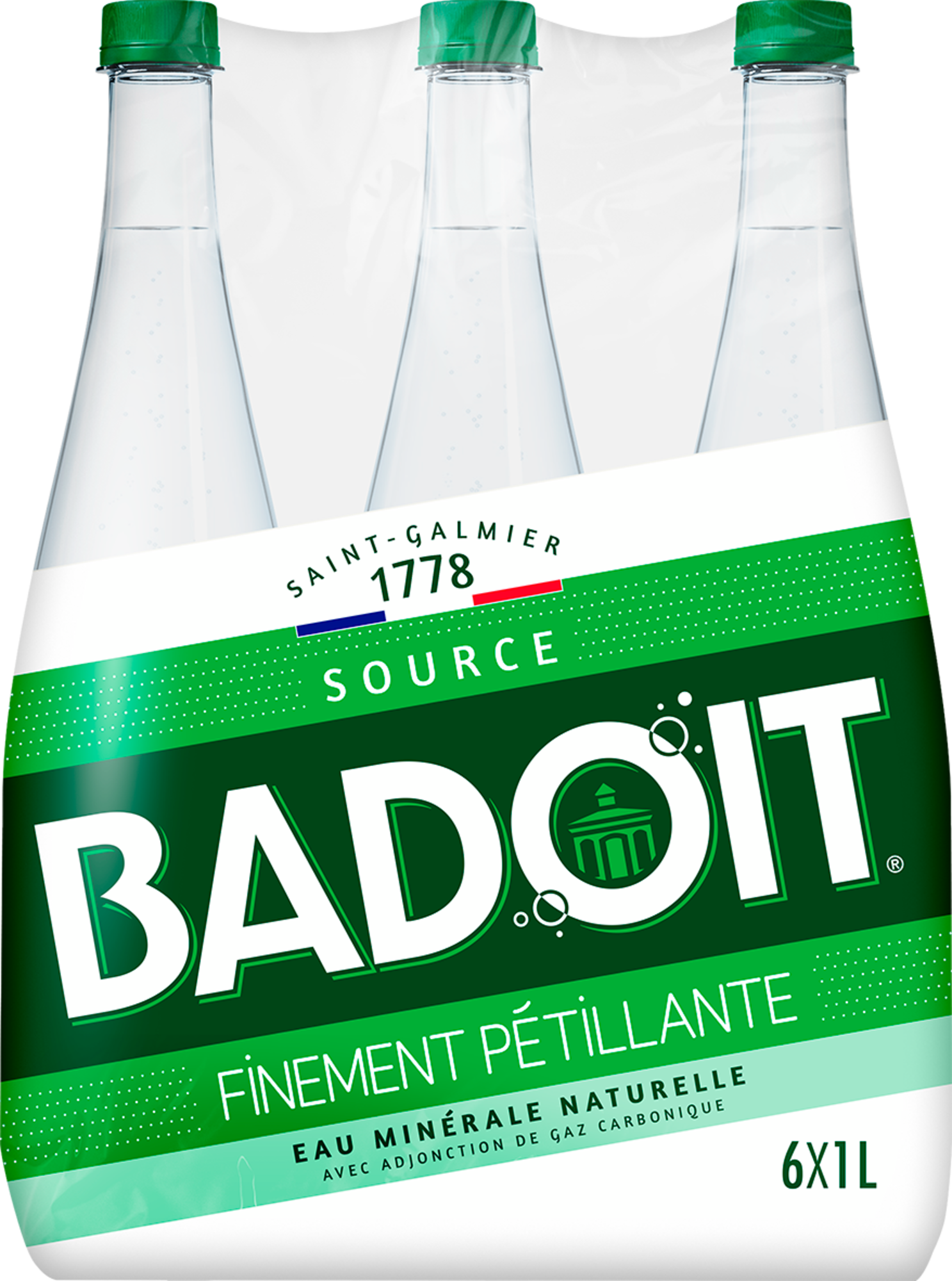 EAU MINÉRALE NATURELLE AVEC ADJONCTION DE GAZ CARBONIQUE