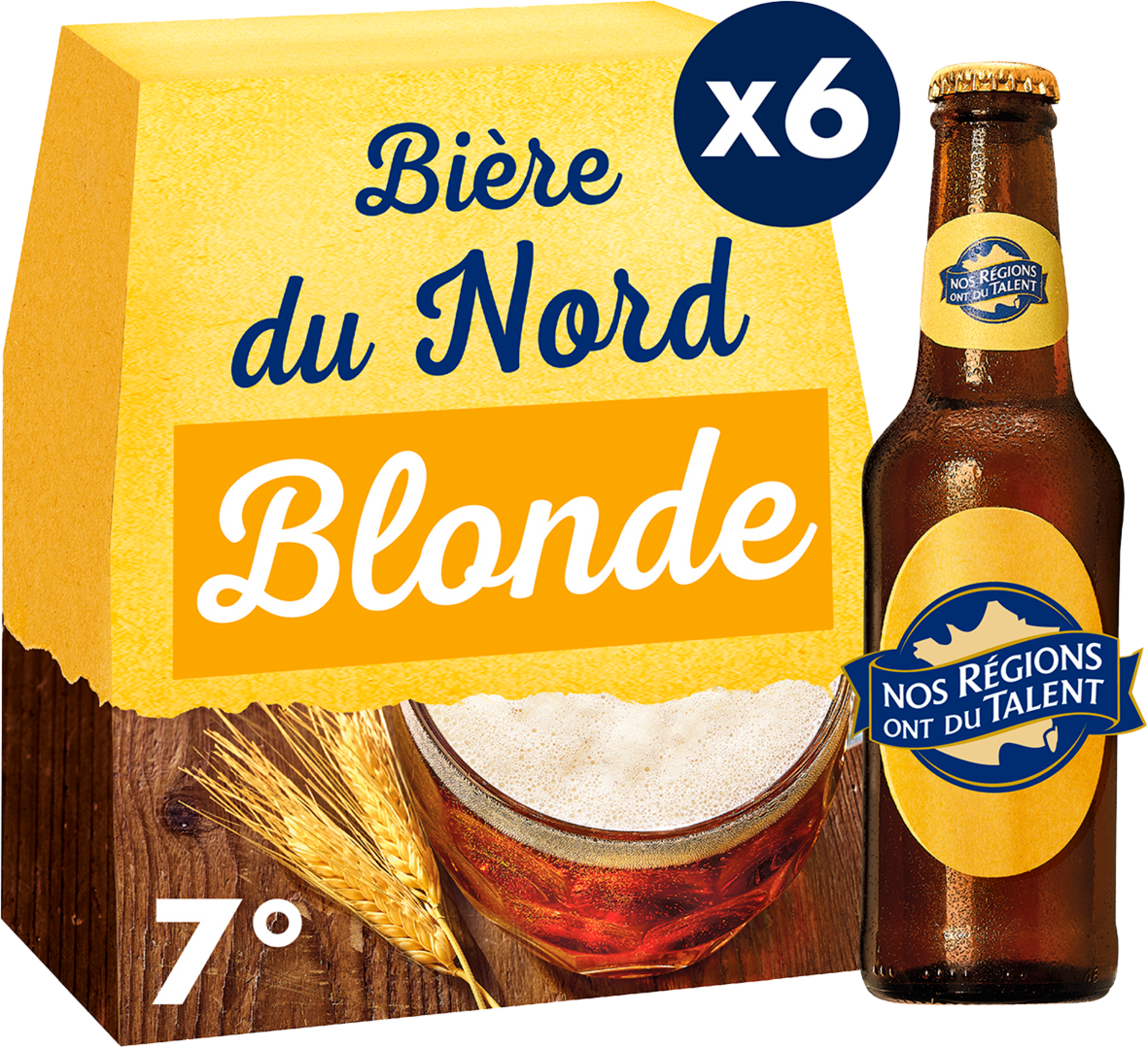 BIÈRE BLONDE DU NORD  7°