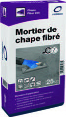 MORTIER DE CHAPE FIBRÉ(1)(4)