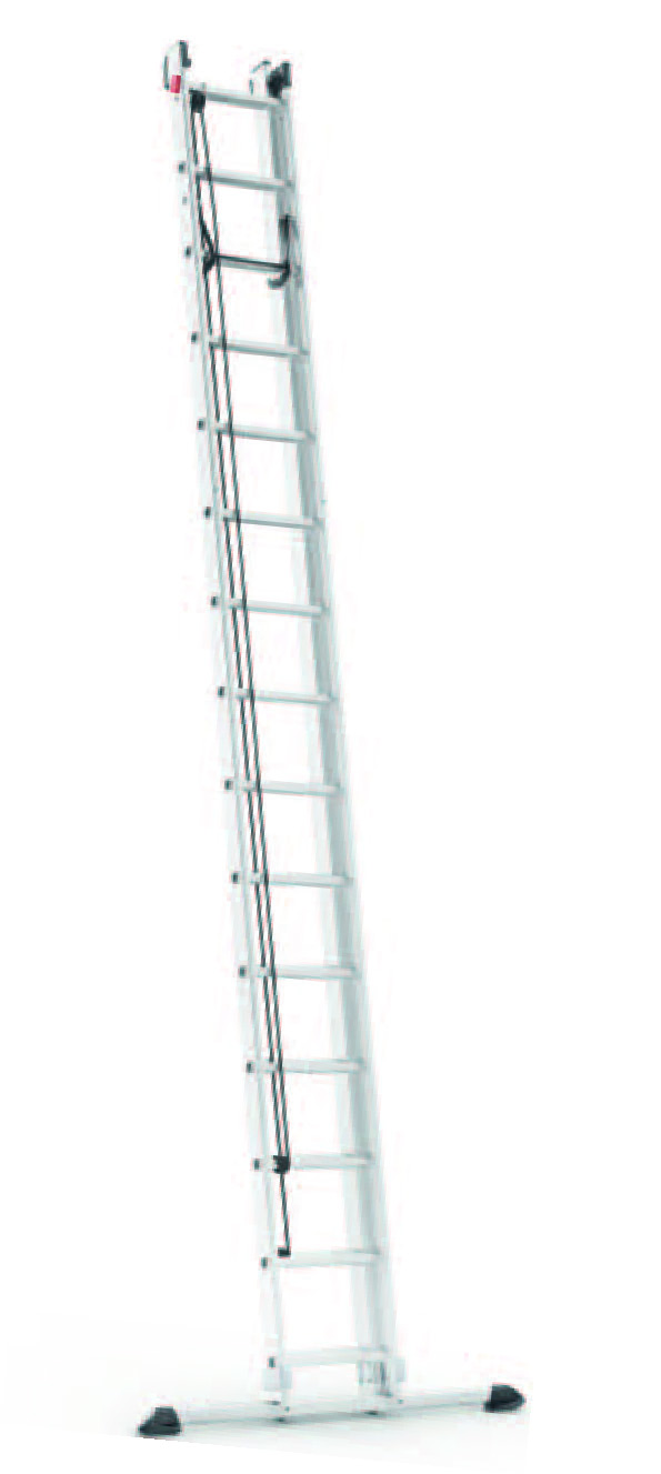 ÉCHELLE COULISSANTE À CORDE 2 X 15 ÉCHELONS