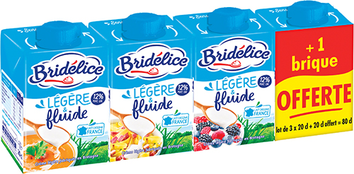 CRÈME LÉGÈRE UHT FLUIDE
12% Mat.Gr.