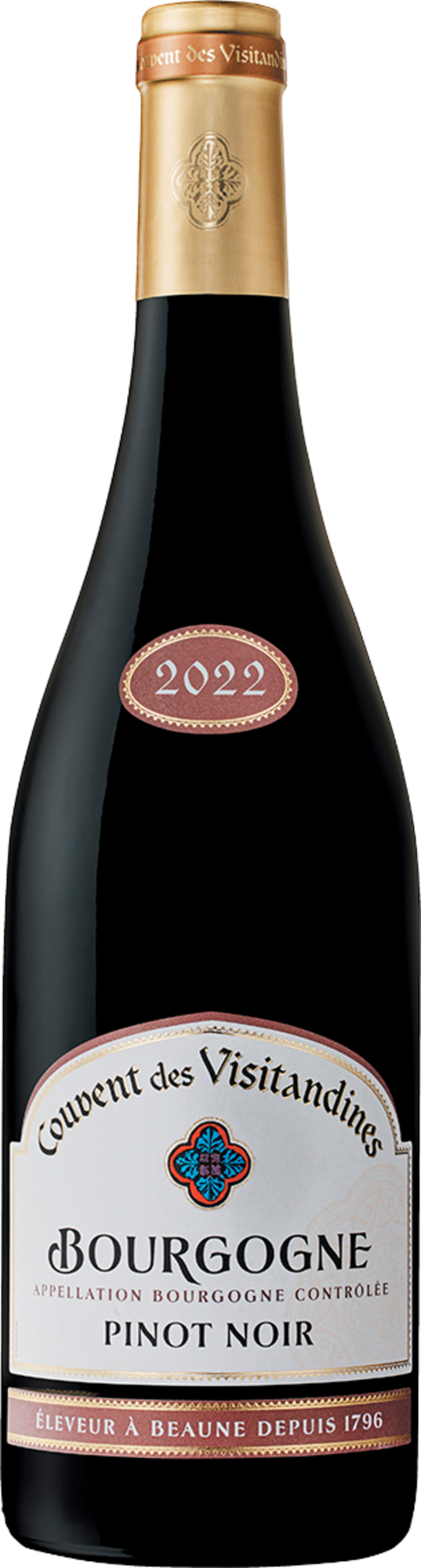 AOP BOURGOGNE PINOT NOIR  ROUGE - COUVENT DES VISITANDINES 