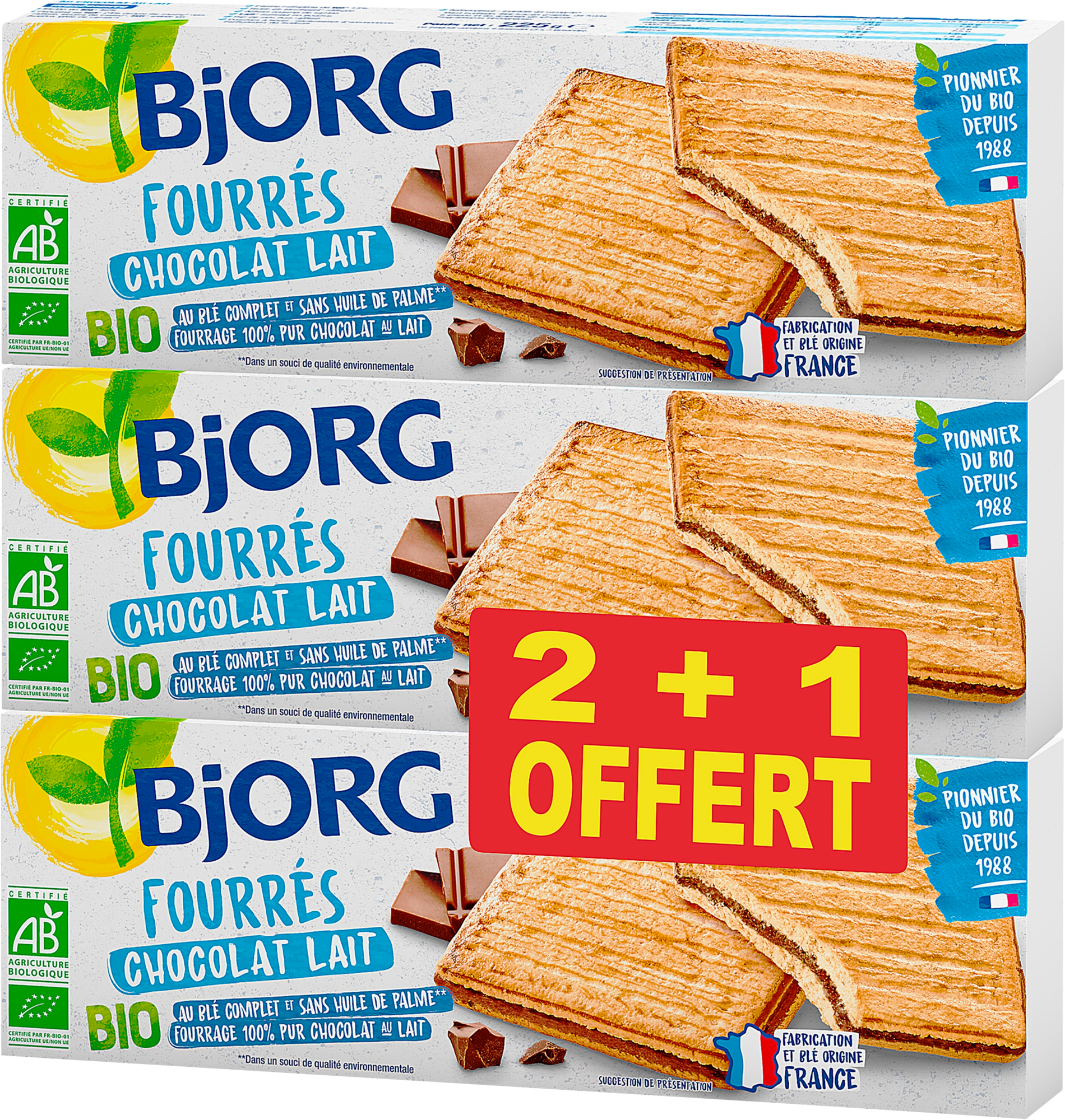 BISCUITS FOURRÉS BIO