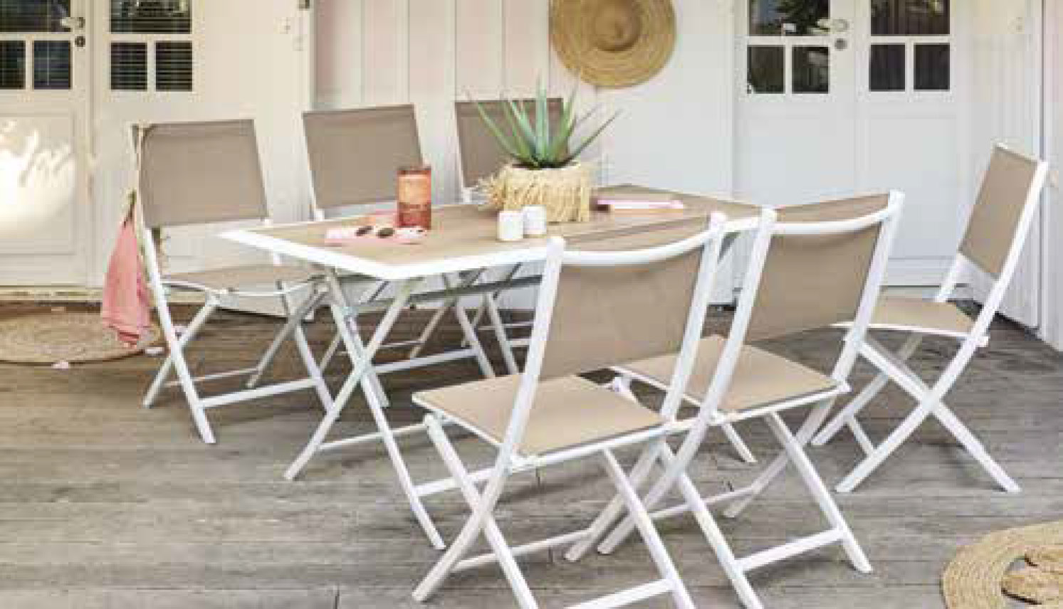 Table pliante Rectangulaire 6 places
