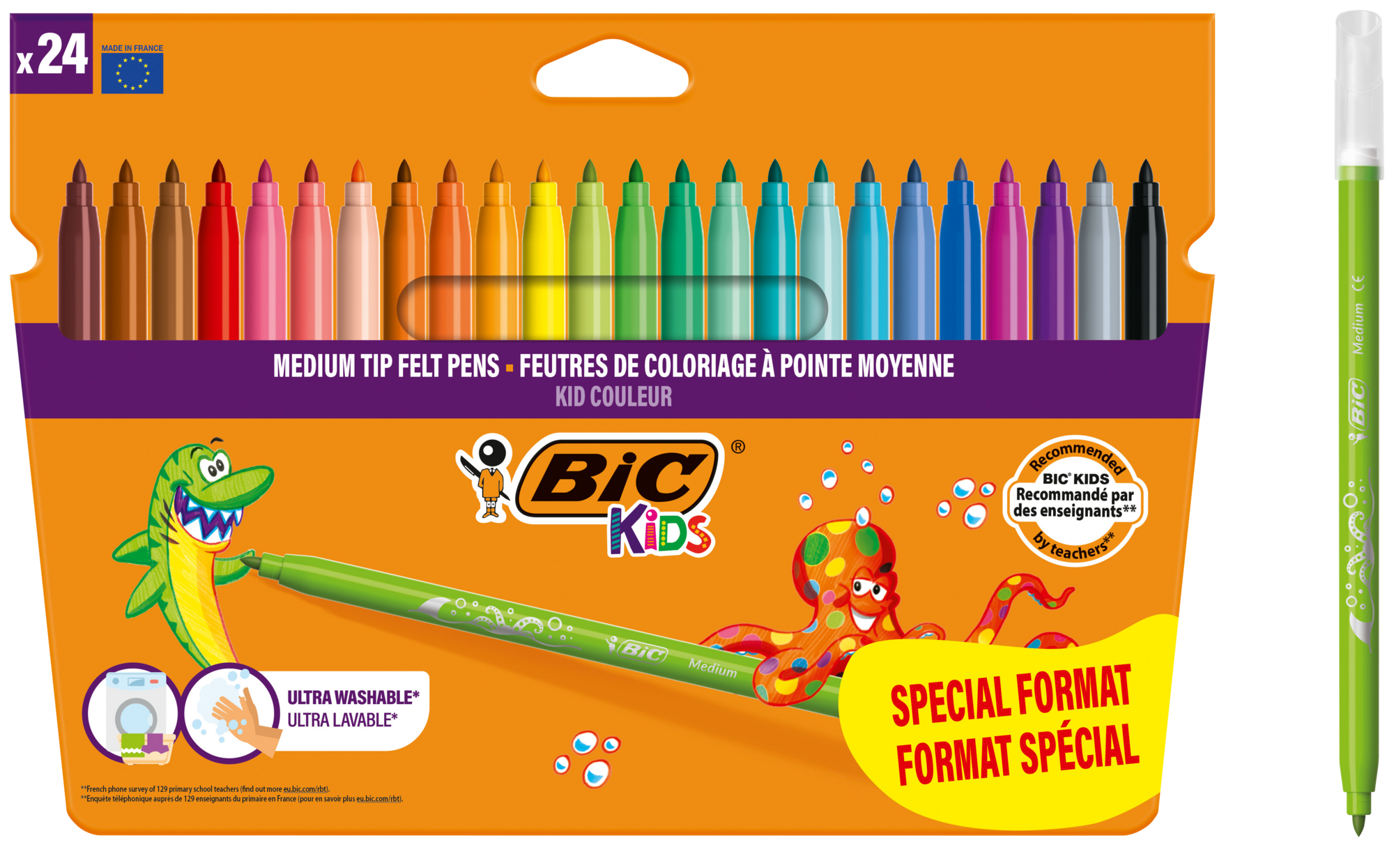 24 feutres de coloriage