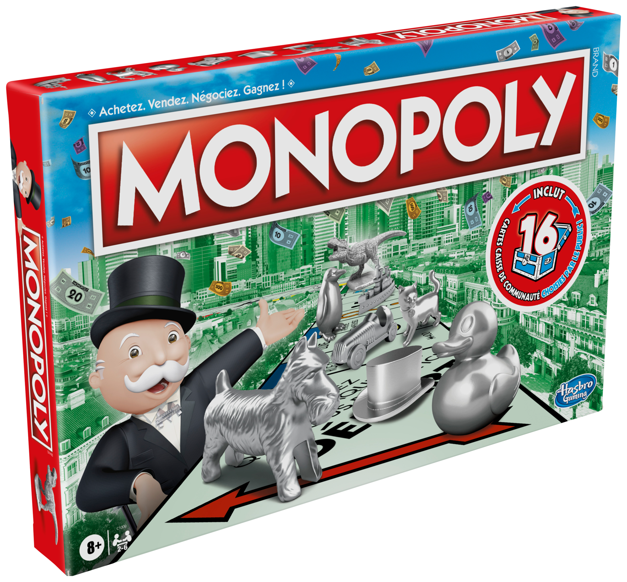 1. MONOPOLY CLASSIQUE
2. CLUEDO