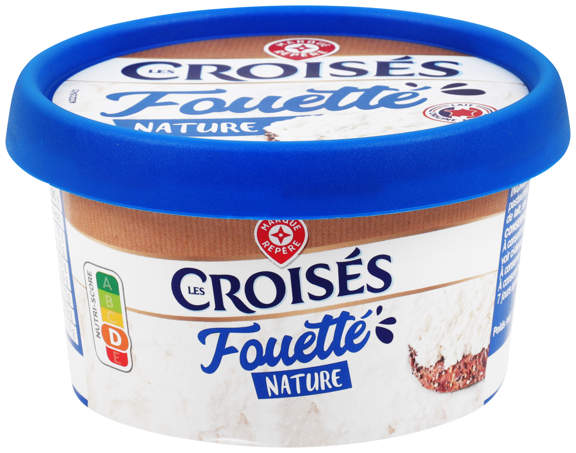 FROMAGE FOUETTÉ NATURE 22% MAT. GR.