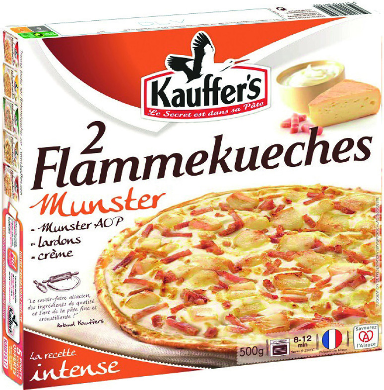 TARTE FLAMBÉE MUNSTER X2 SURGELÉES