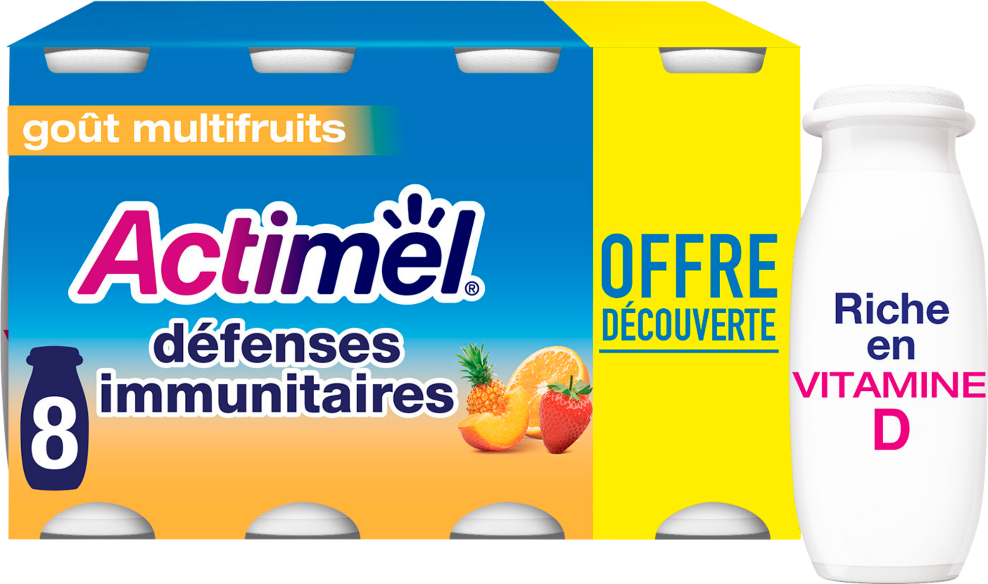Yaourt à boire goût multifruits Offre découverte