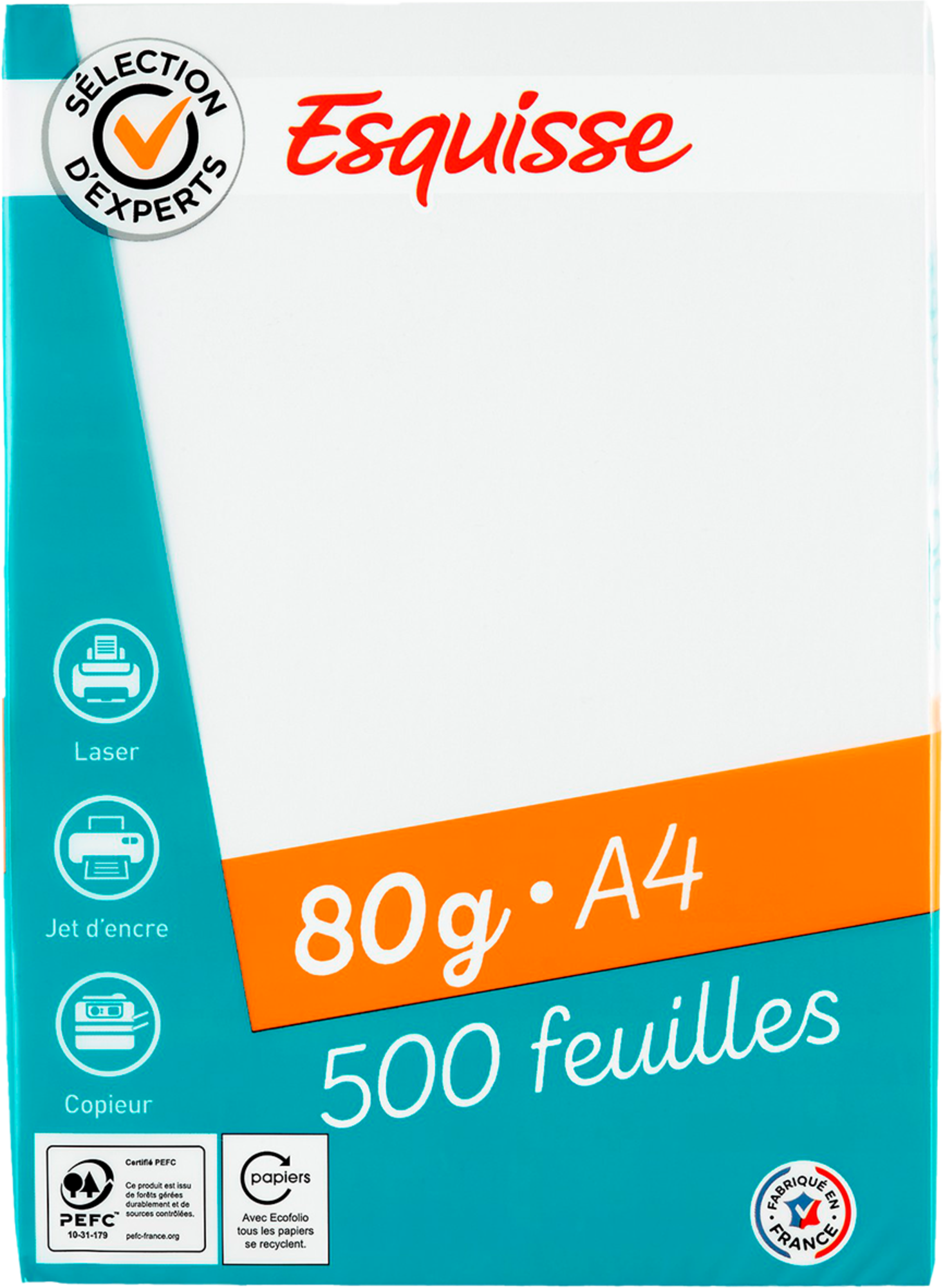 Ramette 500 feuilles "Esquisse"