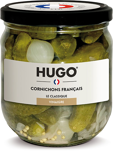 CORNICHONS FRANÇAIS LE CLASSIQUE AU VINAIGRE ET À L'ÉCHALOTE