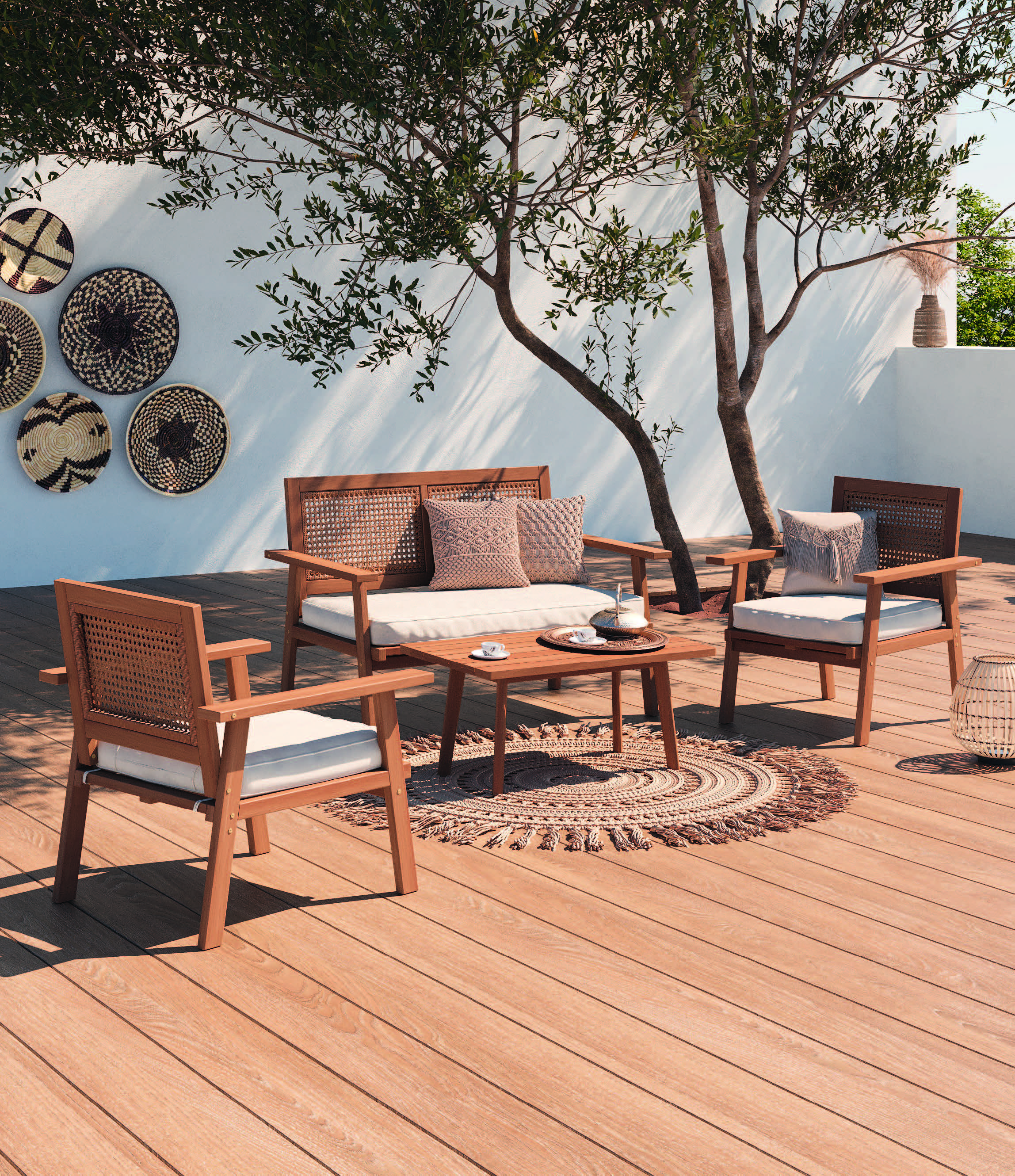 SALON BAS CANAGE 4 PIÈCES