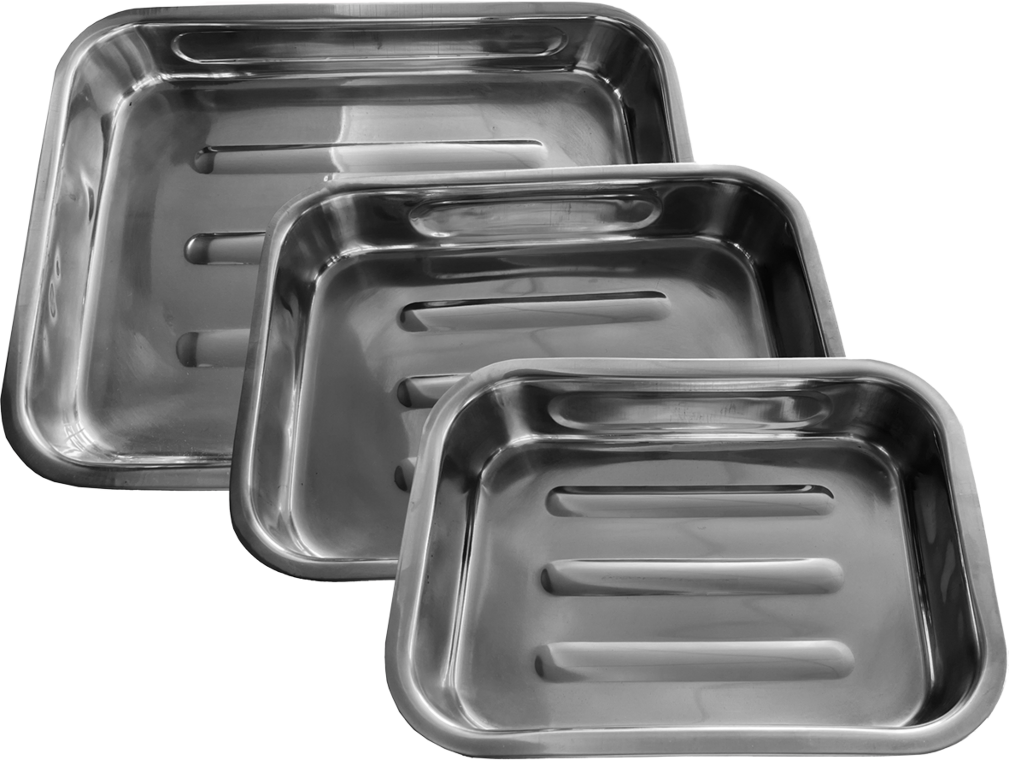 LOT DE 3 PLATS RECTANGULAIRES