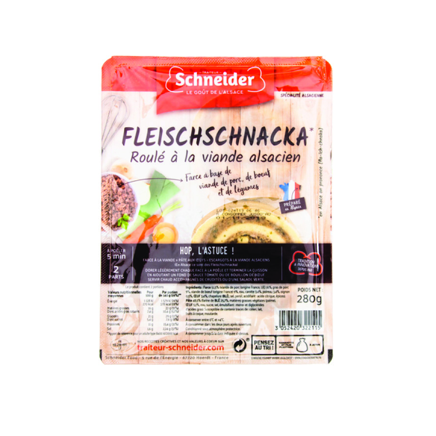 FLEISCHSCHNACKA 4 TRANCHES