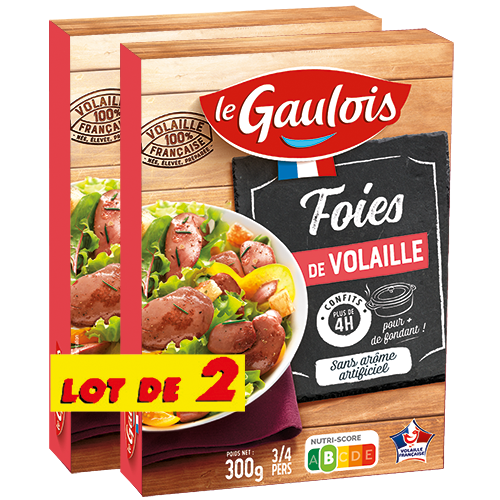 FOIES DE VOLAILLE CONFITS