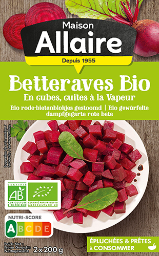 BETTERAVES BIO
EN CUBES