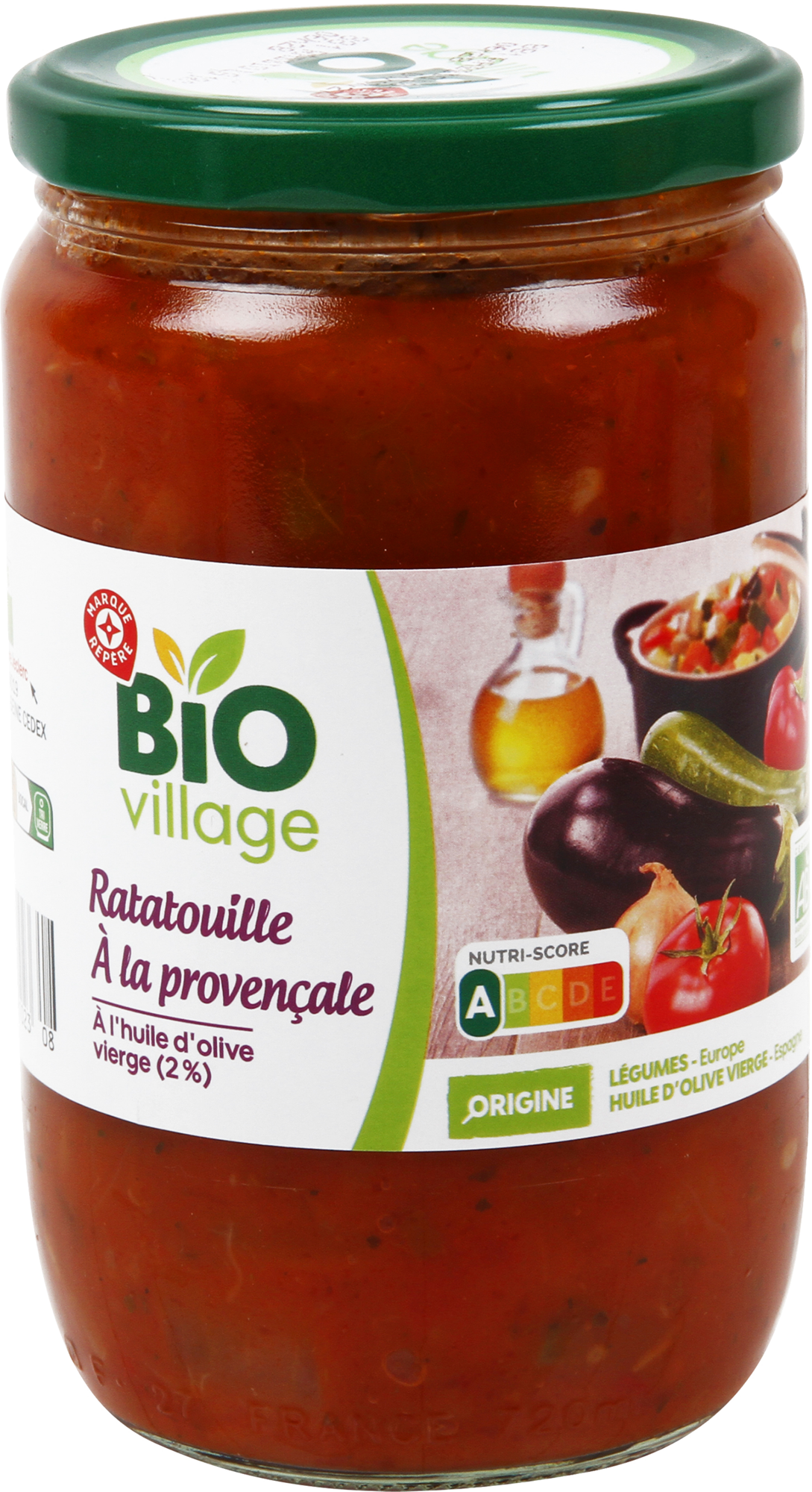 RATATOUILLE BIO À LA PROVENÇALE 650G
