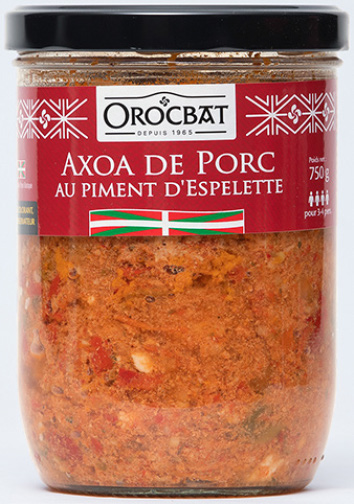 AXOA DE PORC AU PIMENT D’ESPELETTE Orocbat*