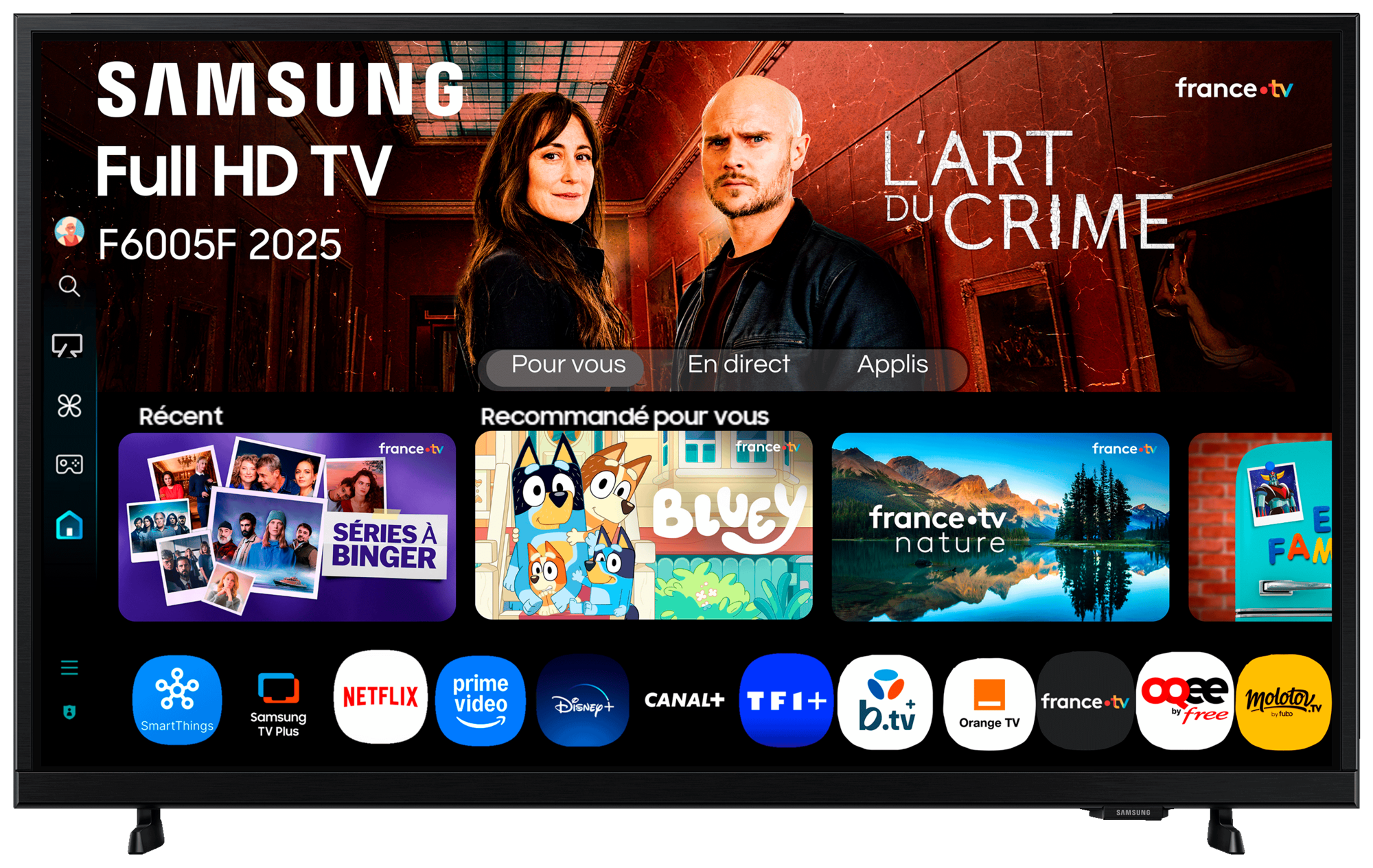 TV LED 40F6005F 40" (pouces) 102 cm