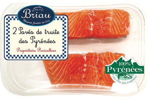 PAVÉS DE TRUITE 100% PYRÉNÉES X2