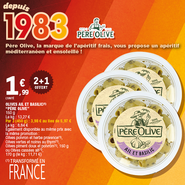 OLIVES AIL ET BASILIC