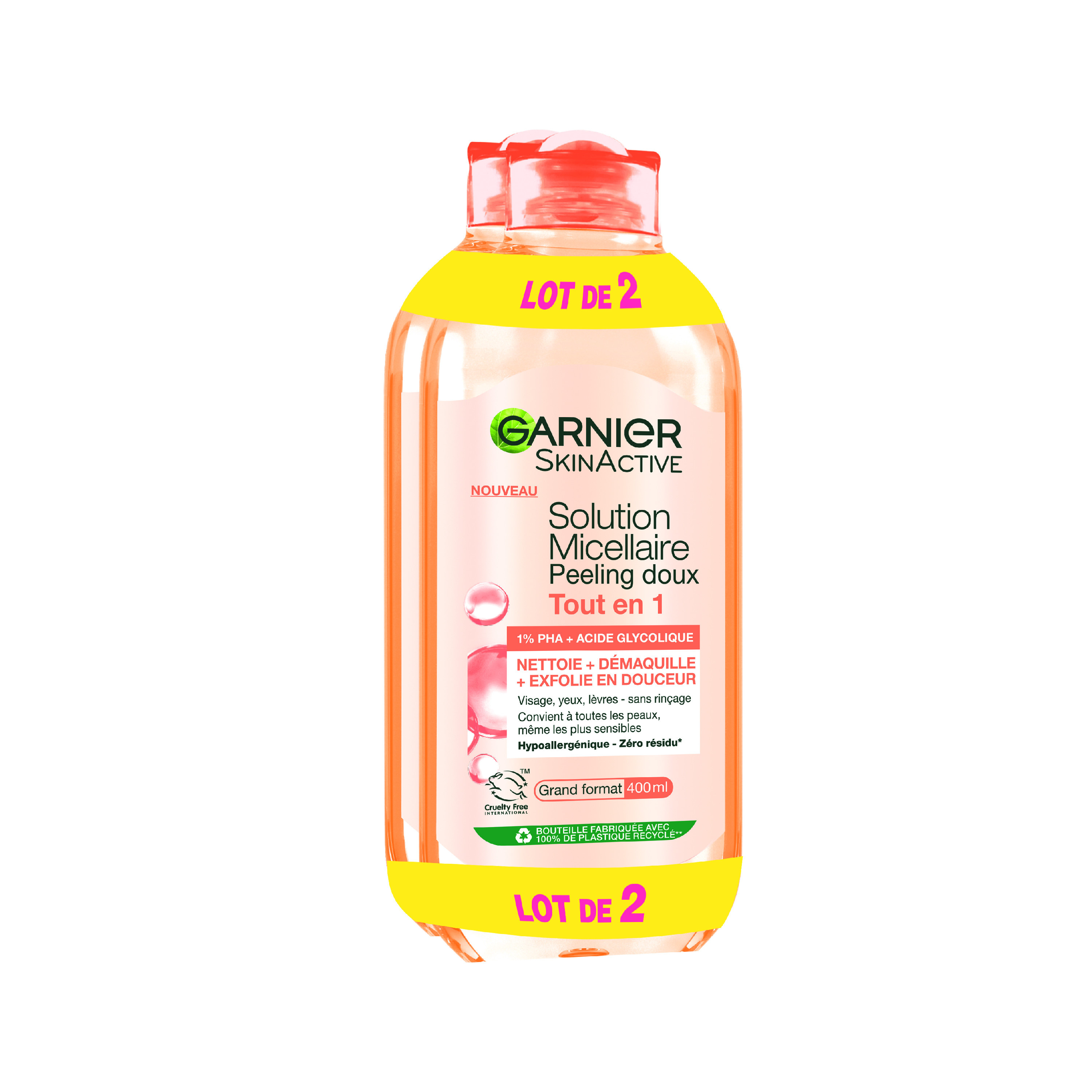 EAU MICELLAIRE PEELING DOUX