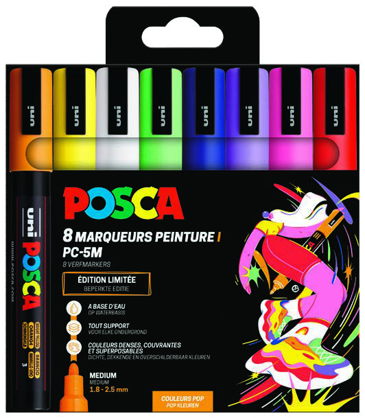 SET 8 MARQUEURS POSCA(1)