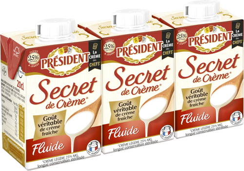 SECRET DE CRÈME FLUIDE 25% DE MAT.GR.