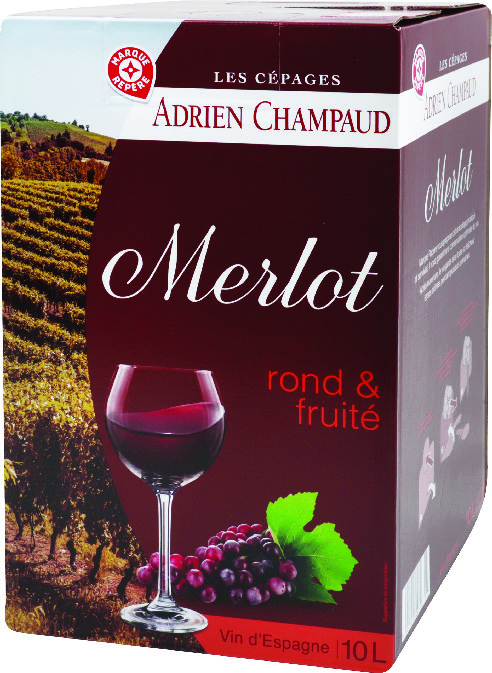 V.S.I.G.(1) VIN D’ESPAGNE ADRIEN CHAMPAUD MERLOT