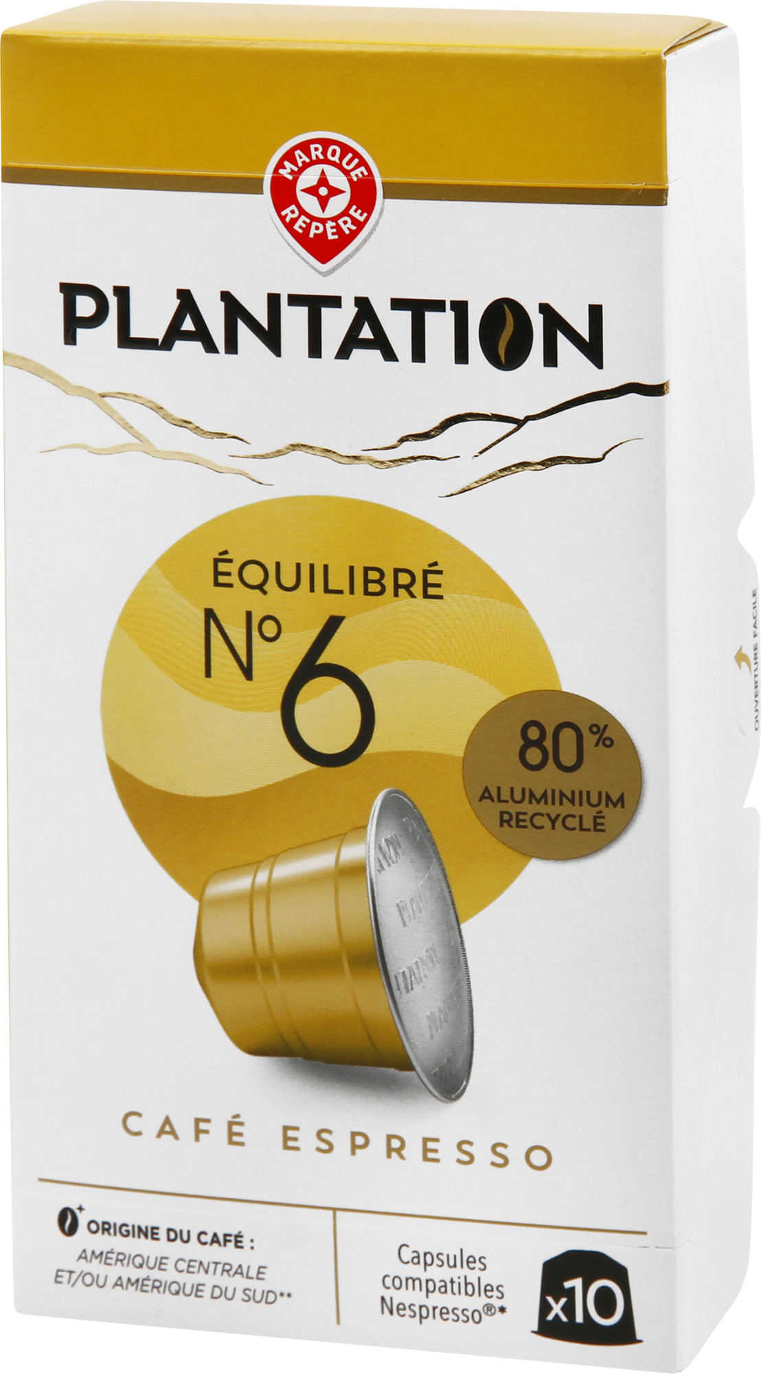 10 CAPSULES DE CAFÉ ÉQUILIBRÉ