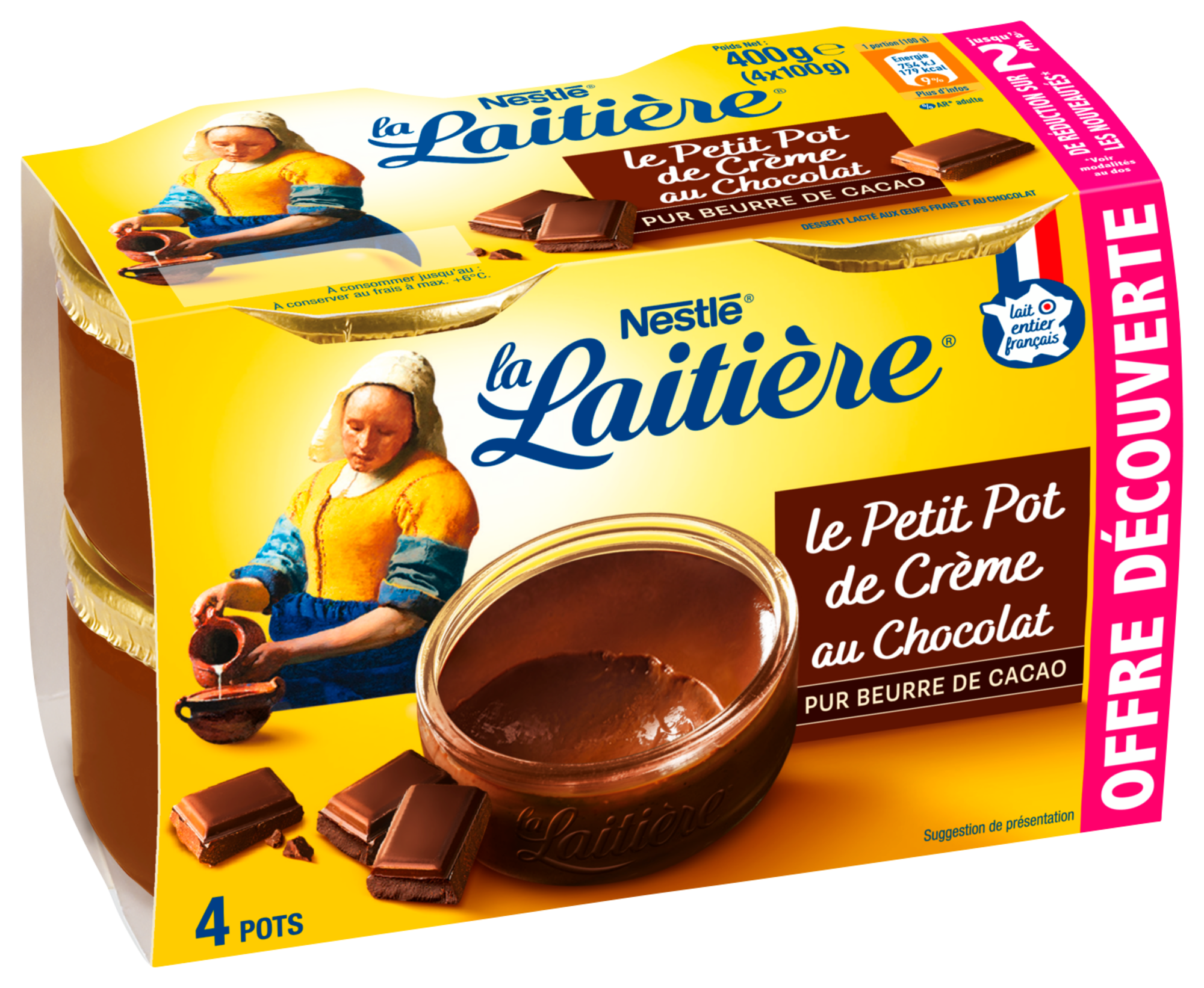 Le petit pot de crème au chocolat Offre découverte