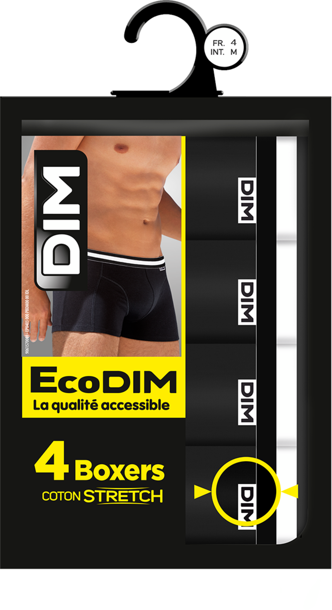 LOT DE 4 BOXERS OU SLIPS HOMME
