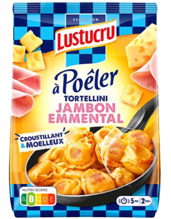TORTELLINI À POÊLER JAMBON EMMENTAL